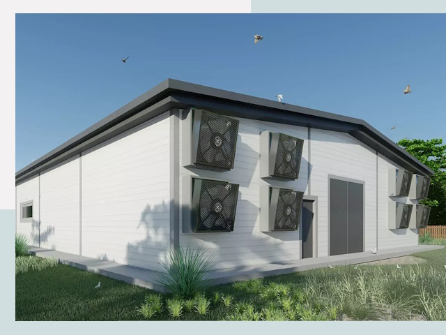 Строительство птичников в Назарове