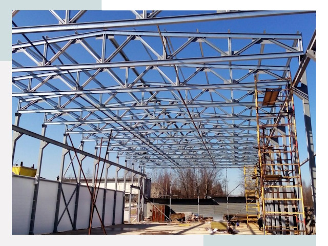 Строительство цехов в Назарово от 617 руб. под ключ