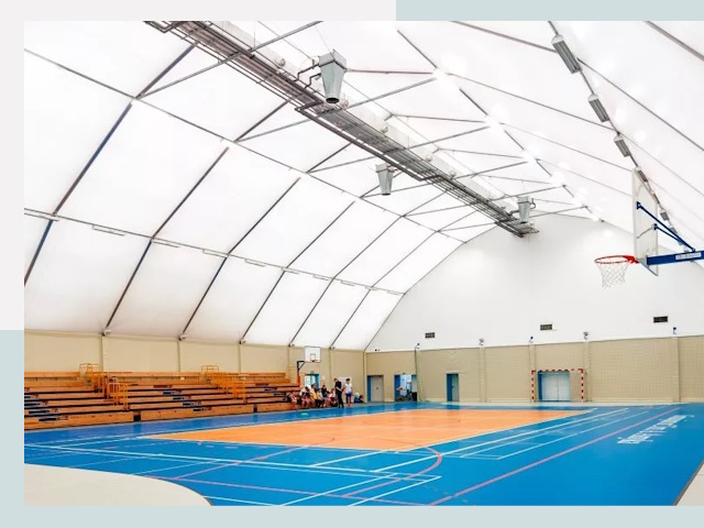 Строительство спортивных залов в Назарове