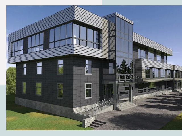 Административные здания в Назарове