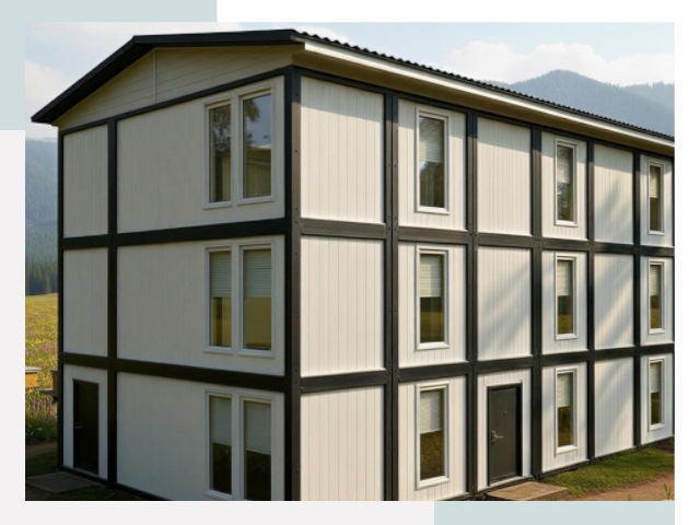 Модульные общежития в Назарове