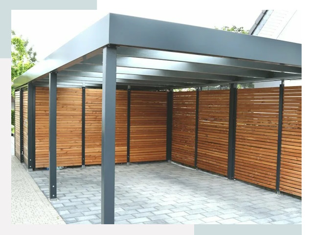 Навесы для парковки в Назарове