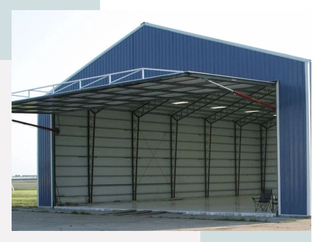 Прямо стенные ангары в Назарове