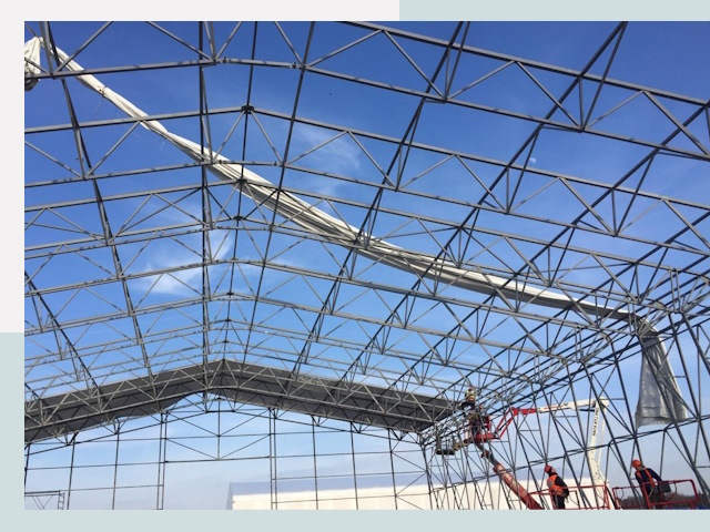 Шатровые ангары от 617 руб. в Назарове и Красноярском крае