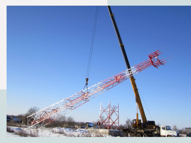 Строительство башен связи в Назарове от 617 руб.