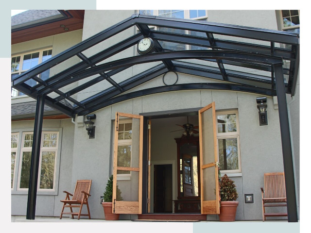 Козырьки металлические в Назарове