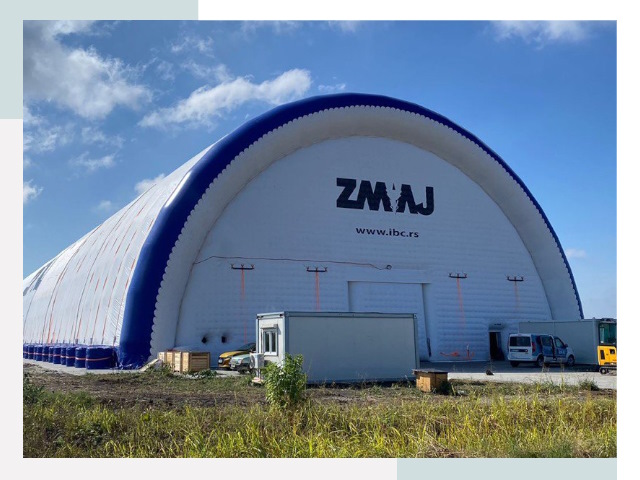 Брендирование ангаров в Назарове