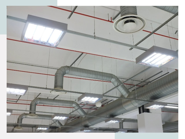 Вентиляция ангаров в Назарове