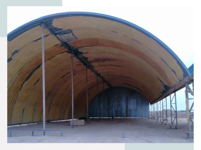 Реконструкция ангаров в Назарове