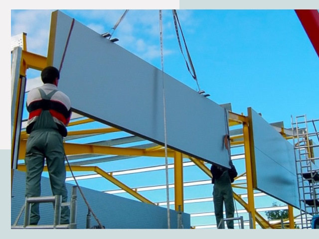 Монтаж сэндвич-панелей в Назарове от 617 руб.